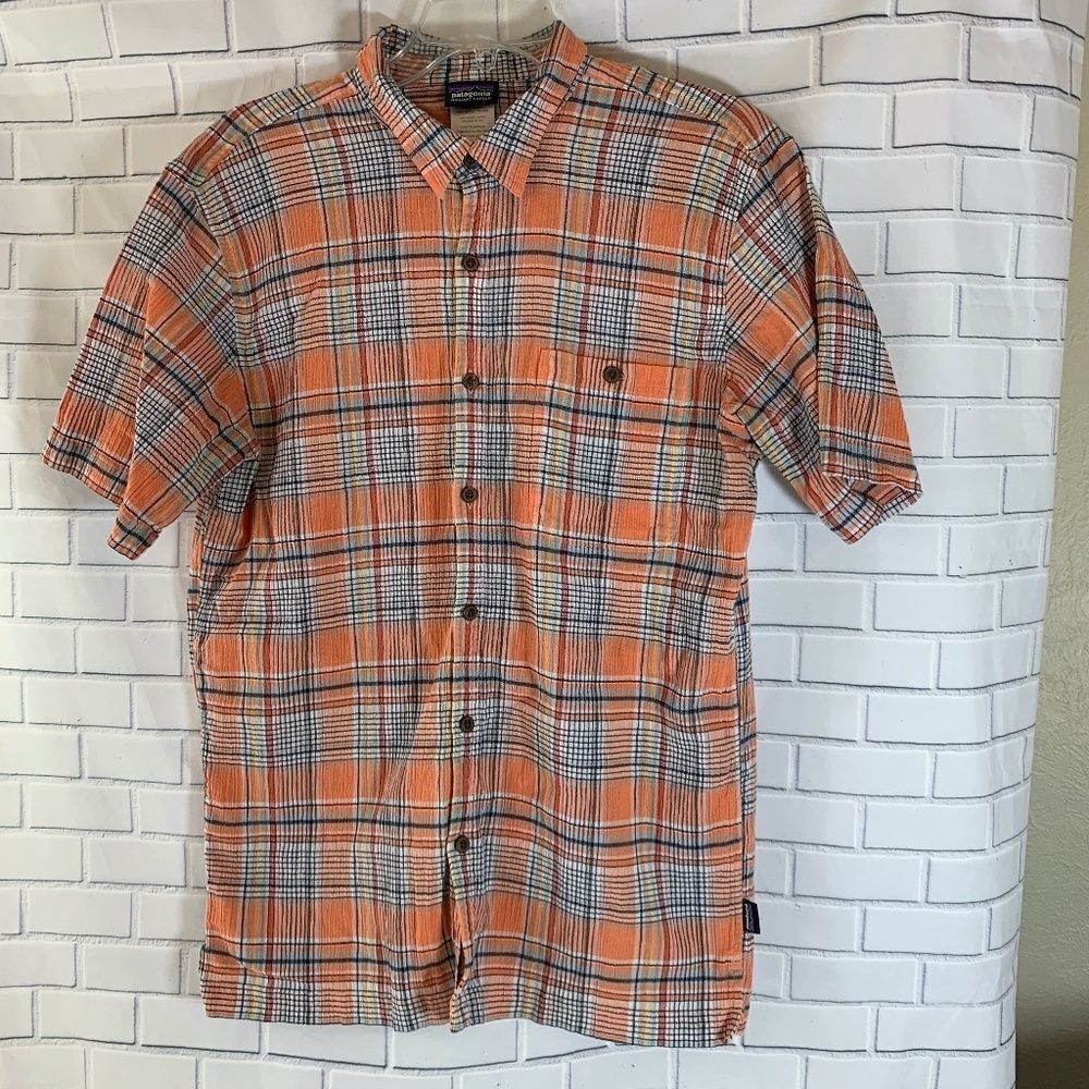Patagonia Organic‎ Cotton Plaid Casual Shirt Size L